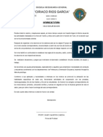 Informe de Tutoria 2014