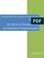PVAAS Prof Devel Booklet, SY14-15
