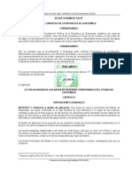 Ley de Reservas Territoriales Decreto 126-97