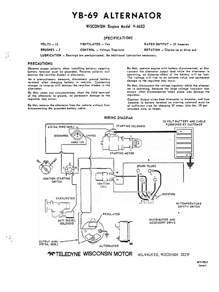 Winpower Wisc v465d Engine PDF Ignition System Distributor
