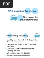 SAM Learning Secondary 