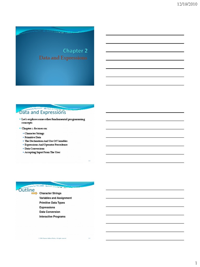 Data and expressions pdf data type integer computer science 