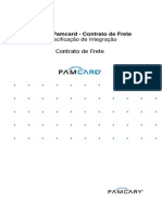 Sistema Pamcard - Especificação Integração - Contrato de Frete