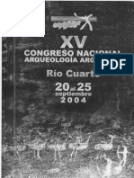 Fugassa Et Al 2004 Paleoparasitologia Patagonia Austral Congreso Arqueologia