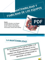 2.4 La Mantenibilidad y Fiabilidad de Los Equipos