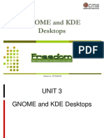 03 GNOME and KDE Desktops