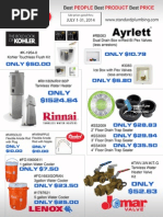 Download July Flyer by Standard Plumbing Supply SN231319735 doc pdf