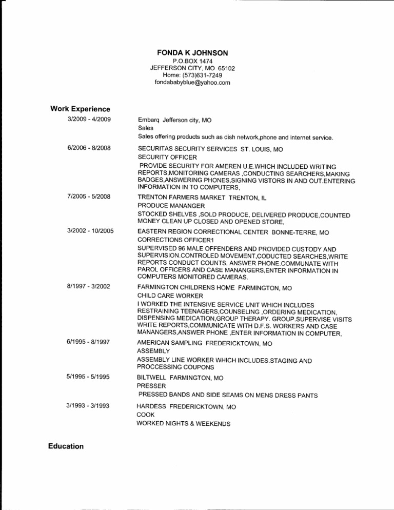 Comprehensive Work Experience Overview | PDF | Business