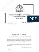 Invitacion A Juramentacion 2014-2015 PDF