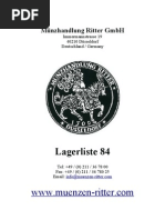 Download Mnzhandlung Ritter Lagerliste 84 Goldmnzen Ausland by Mnzhandlung Ritter GmbH SN23132248 doc pdf