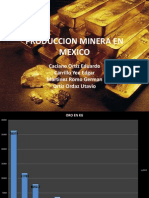 Produccion Minera en Mexico