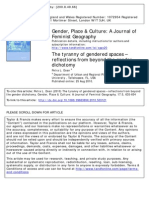 ++petra L. Doan (2010) The Tyranny of Gendered Spaces - Reflections From Beyond The Gender Dichotomy