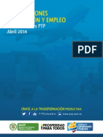 Producción Empleo Exportaciones PTP - Abril 2014