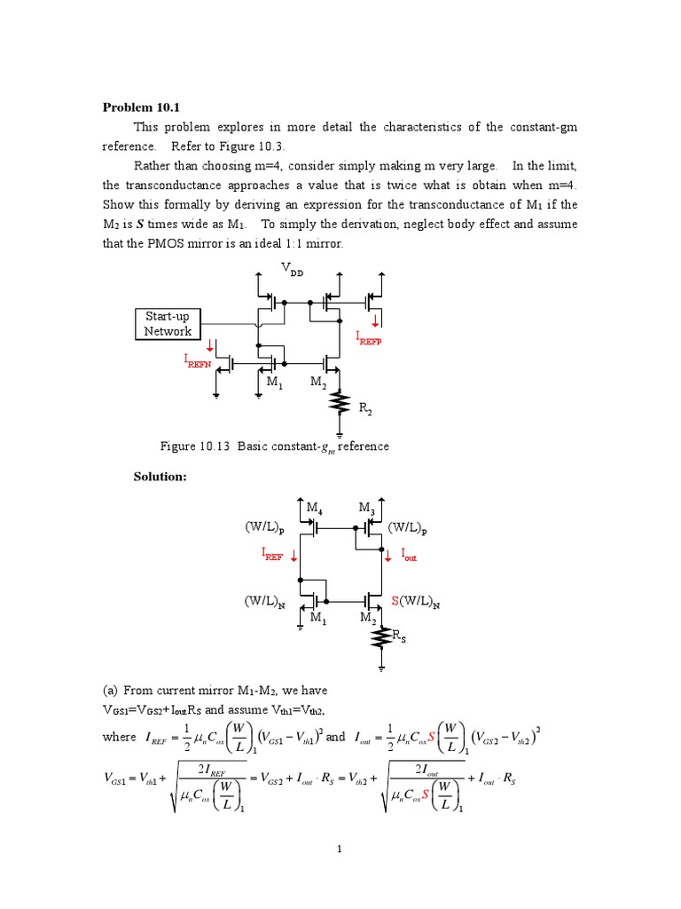 cn_The Design of CMOS Radio-Frequency Integrated Circuits Chapter 10  Solution.pdf | Field Effect Transistor | Electronic Engineering