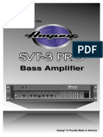 Ampeg - svt-3 User Manual