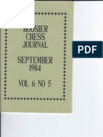 Hoosier Chess Journal Vol. 6, No. 5 Sep 1984