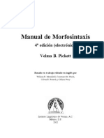 Picket Velma B. - Manual de Morfosintaxis (Ejercicios)