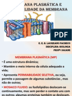 Membrana Plasmática e Permeabilidade Da Membrana
