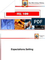 Expectations Setting - FEL109R