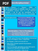 Interdisciplinariedad. Harry