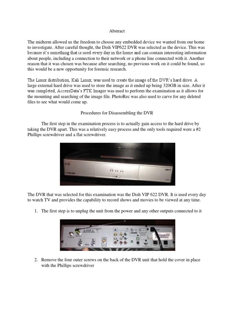 DVR Forensic Analysis | PDF | Digital Video Recorder | Computer File