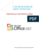 Manual de Instalacion de Office 2007