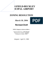 Springfield-Beckley Municipal Airport: Zoning Resolution