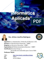 Bienvenida Informatica Aplicada