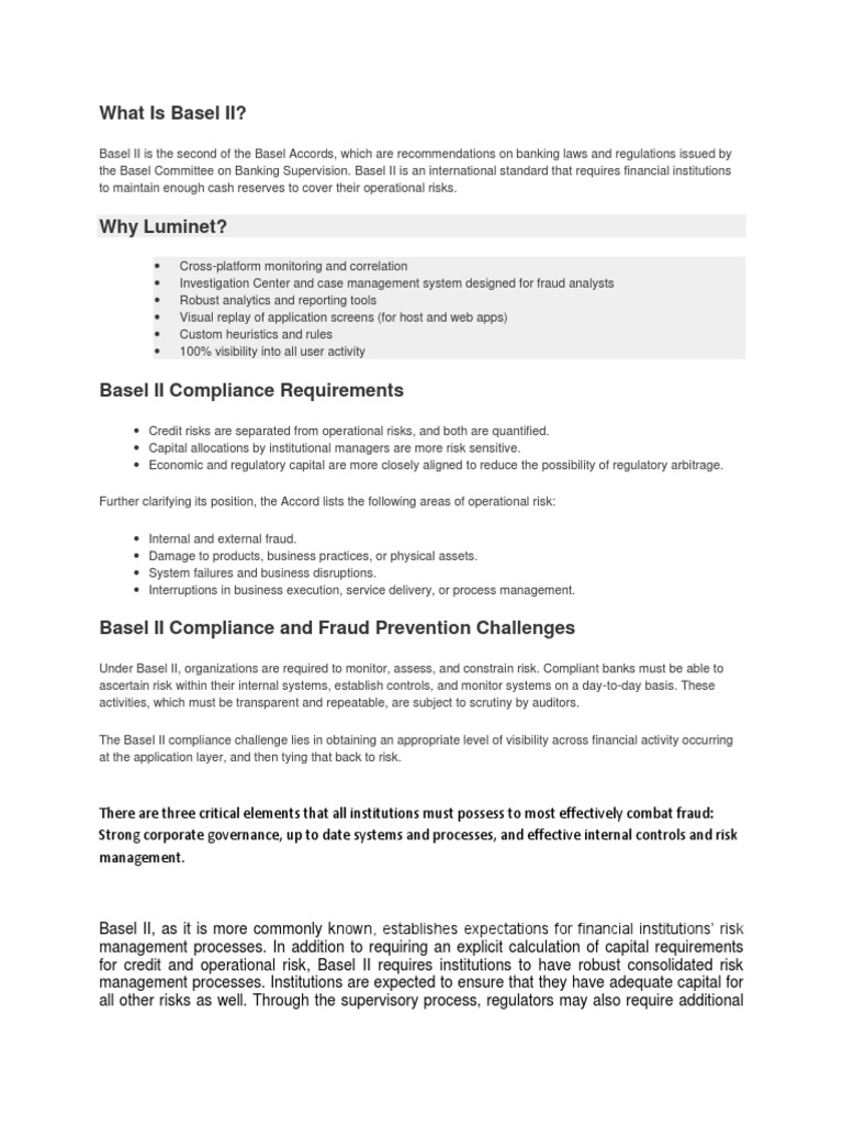 What Is Basel 2 Risk Assessment? – HKFTD