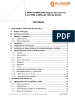 Declaración de Impacto Ambiental de Un Proyecto de Turismo