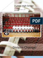 Division Champs!: Ridgerunner High School