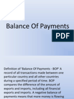 Balance of Payments