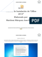 Instalación de Office 2013 PDF