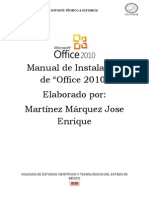 Instalación de Oficce 2010 PDF