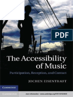 The Accessibility of Music Participation, Reception and Contact