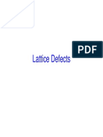 6 - Lattice Defects
