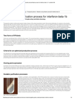 Extraction and Purification Process For Interferon-Beta-1b - Fraunhofer IGB