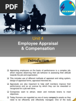 Employee Appraisal & Compensation: Unit 4