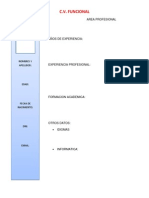 CV Funcional