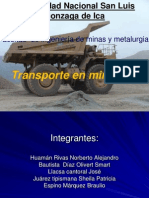 transporte minero