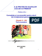 Cutremur Clasa v - VIII