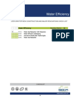 LEED 2009 for New Construction SEICA - WE