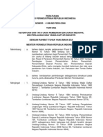 1. Peraturan Menteri Perindustrian 41M-InDPER62008 Pelimpahan Iui (1)