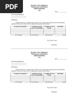 Request for Form 137 Copy | PDF