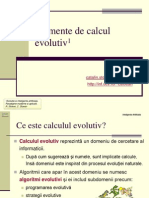 Elemente de Calcul Evolutiv: Catalin - Stoean@inf - Ucv