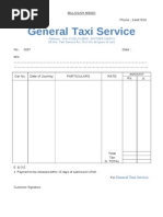 Free Taxi Receipt Template Doc Format The Proper Receipt