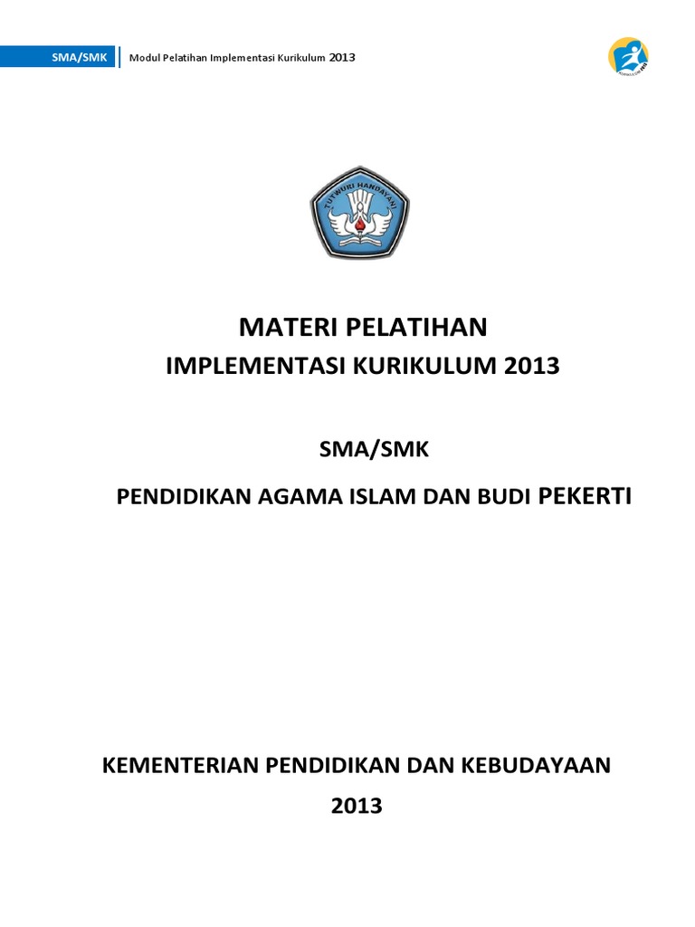 Silabus Pelatihan PAI SMA SMK Kurikulum 2013 PDF
