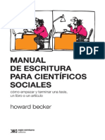 Manual de Escritura Para Cientificos Sociales