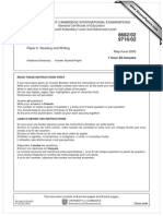 8682 - s05 - QP - 2 Xtreme Paper 2 Reading and Writing