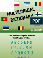 Multilingual Dictionary V